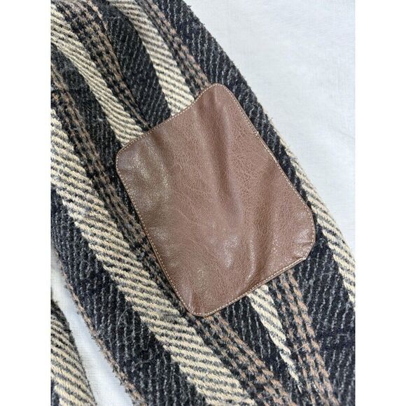 Double D Ranch Wool Western Jacket Judge Roy Bean Tweed Elbow Patches 2X READ - Picture 3 of 16